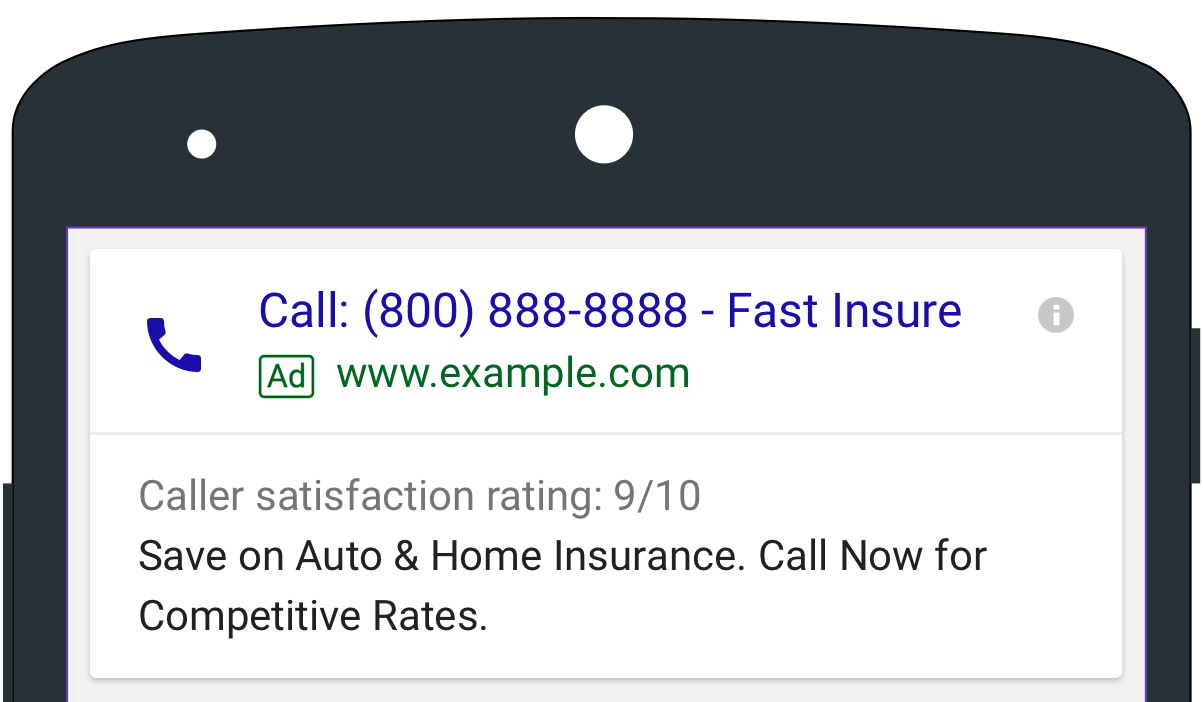 Google Click-To-Call Updates